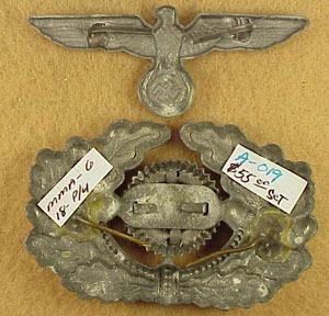 Army Officers & Enlisted Visor Hat Insignia Set