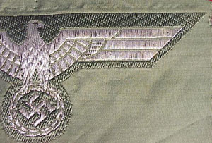 "Army Officer &amp; NCO Silver Flat Wire Breast Eagle