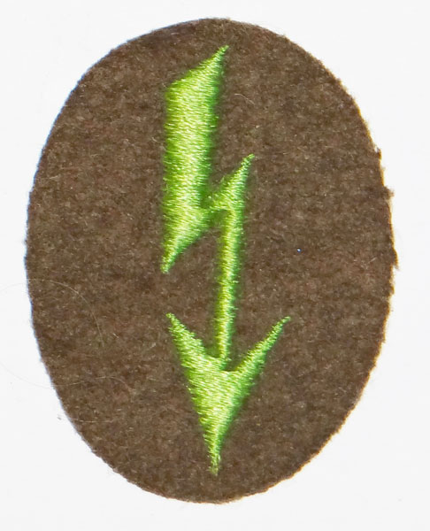 Army TROPICAL Panzer Grenadier Signal Blitz for Overcoat