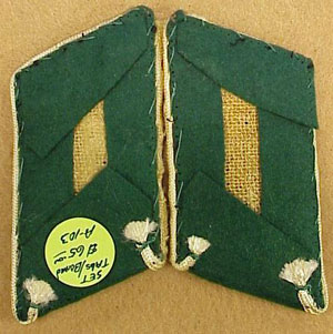 Army Hauptmann Shoulder Boards & Collar Tab Set for Army Official