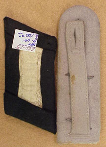Army Propaganda Units Hauptmann Shoulder Board & Collar Tab