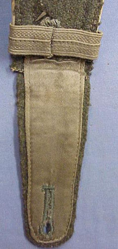 Army Infantry Feldwebel "Aspirant Officer" Shoulder Board