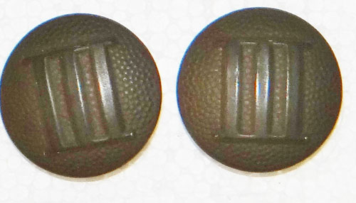 Army 3rd Battalion Staff Shoulder Board Buttons