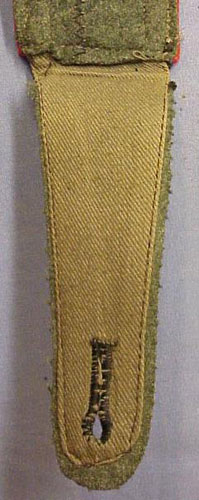 Army Artillery Unteroffizier Shoulder Board