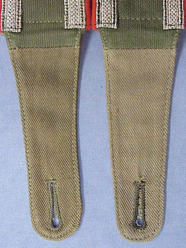 Army 1st Artillery Regt / 1st Infantry Div Unteroffizier Shoulder Boards