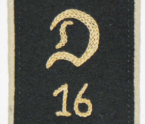 Army 117th Infantry Regt / 111th Inf Div Dress Feldwebel Shoulder Boards