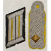 Army Obersleutnant of Signal Troops Collar Tab & Shoulder Board Set