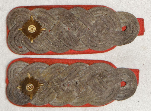 Army Obersleutnant of Panzer Troops Shoulder Boards