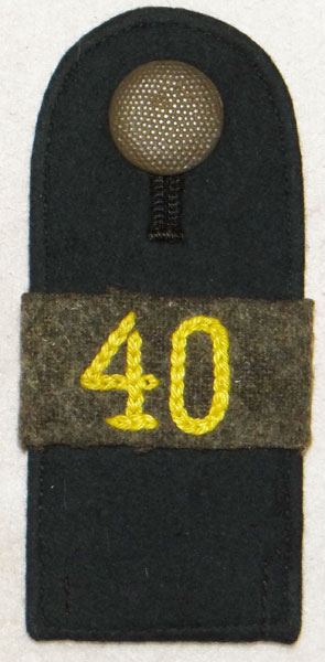 Army 40th (mot) Signal Troops G.H.Q. Troops Enlisted Shoulder Board Army 40th (mot) Signal Troops G.H.Q. Troops Enlisted Shoulder Board