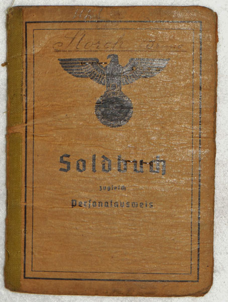 Army Soldbuch for NCO Army Soldbuch for NCO