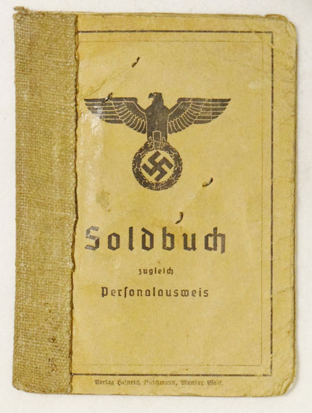 Army Soldbuch for NCO Army Soldbuch for NCO