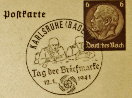 Tag Der Briefmarke 1941 Postcard