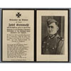 Army Artillery Enlisted Remembrance Card