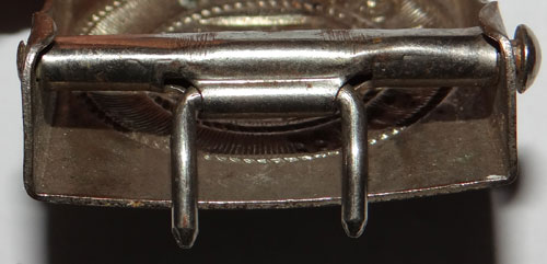 German World War I NCO / EM Buckle with Leather Tab