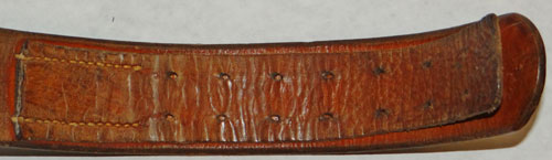 Army NCO /EM Buckle with Leather Tab