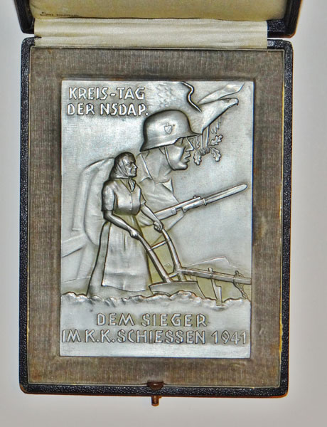 Cased 1941 Kreis-Tag NSDAP Award Cased 1941 Kreis-Tag NSDAP Award