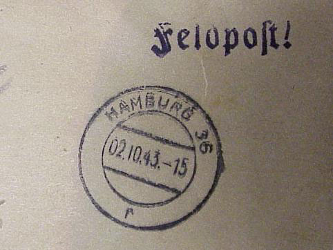 Four WarTime Feldpost Marked Envelopes