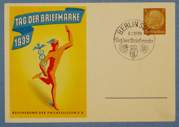 1939 Tag Der Briefmarked Postcard 1939 Tag Der Briefmarked Postcard