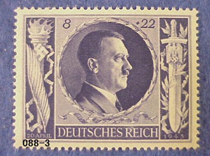 Hitler Postage Stamps