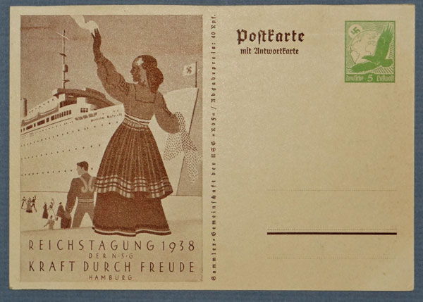 Reichstagung 1938 Postcard Reichstagung 1938 Postcard