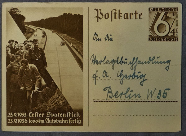 1936 W.H.W. Postcard 1936 W.H.W. Postcard