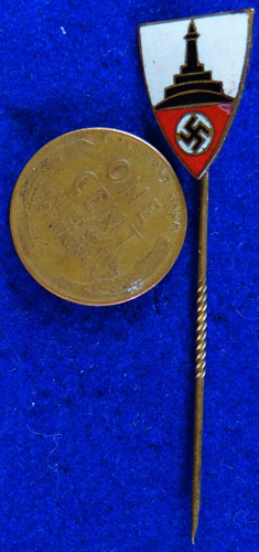 Type II "Kyffhauserbund" Enamel Member's Stick Pin