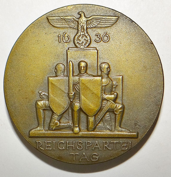 1936 Reichspartei Tag Tinnie 1936 Reichspartei Tag Tinnie