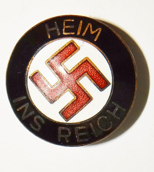 HEIM INS REICH Enamel Badge HEIM INS REICH Enamel Badge