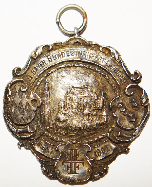 1901 Bavarian Federal Gymnastics Festival Medal 1901 Bavarian Federal Gymnastics Festival Medal
