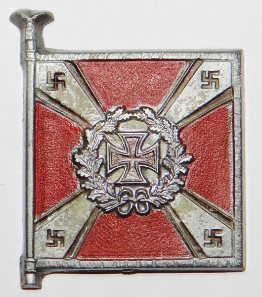Luftwaffe Flak Troops WHW Flag Donation Tinnie Luftwaffe Flak Troops WHW Flag Donation Tinnie