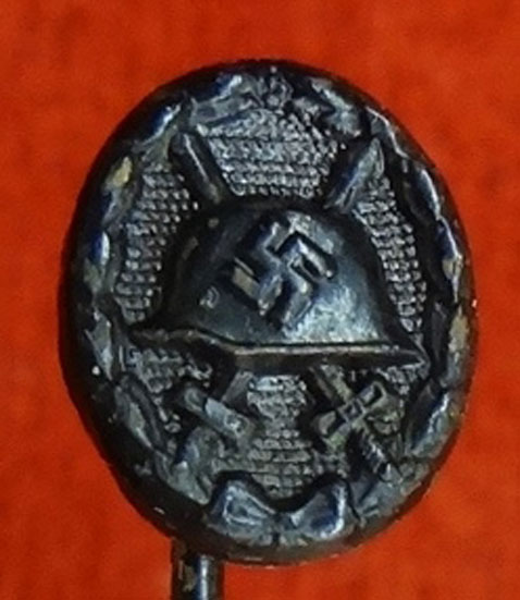 WW II Black Wound Badge Stick Pin