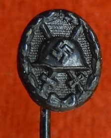 WW II Black Wound Badge Stick Pin