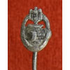 Silver Panzer Assault Badge Stick Pin