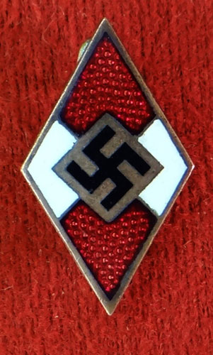 Hitler Youth Enamel Member's Badge