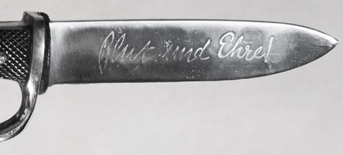 Hitler Youth Knife with Motto by "Carl Heidelberg"