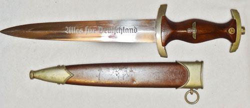 SA Dagger with Double Maker Proofmark RZM M7/66 1936 & with Eickhorn Squirrel