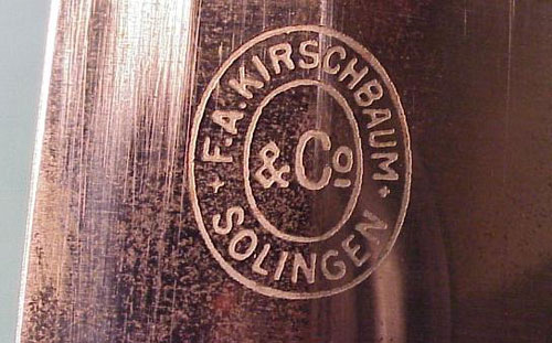 SA Dagger By F.A. Kirschbaum & Co