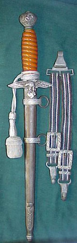 Luftwaffe 2nd Model Dagger by Alcoso with Hanger & Portepee