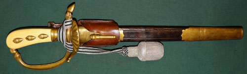 Red Cross Subordinate Hewer with Leather Frog