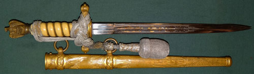 Army Officers Sword by Carl Eickhorn Model Nr.1695 with Leopard Head Pommel