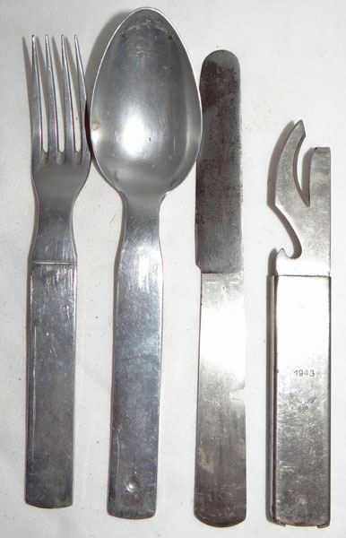 German WW II Eating Cutlery Set