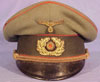 Army Artillery Officers Visor Hat by "EREL"