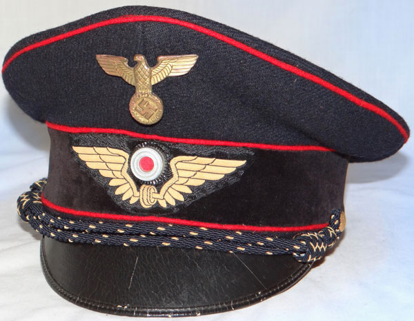 Reichsbahn Officials Visor Hat for Pay Grades 17a/12