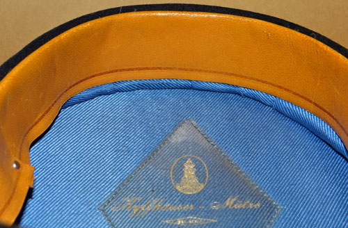 "White Top" Luftwaffe Signal Troops NCO/EM Visor Hat