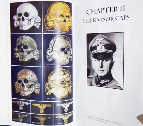 Book "HEER & SS VISOR CAPS & Uniforms"