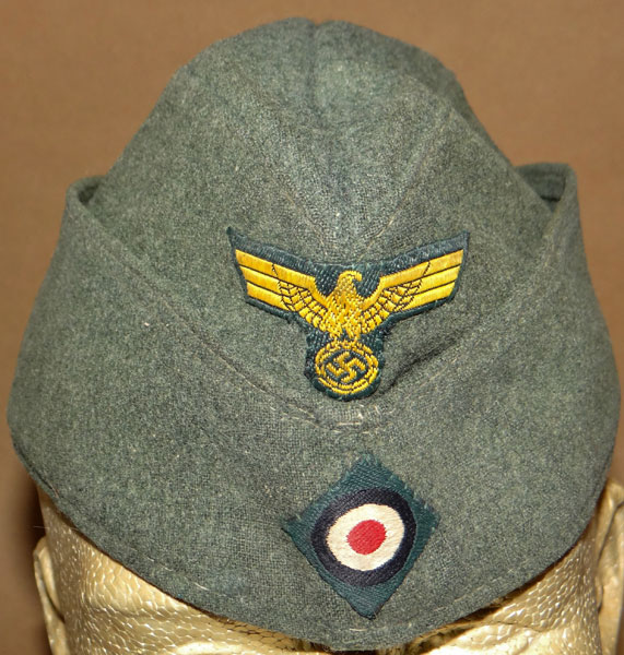 Kriegsmarine Coastal Artillery NCO/EM Overseas Field Cap Kriegsmarine Coastal Artillery NCO/EM Overseas Field Cap