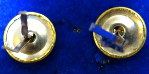 Kriegsmarine Gold Visor Hat Chinstrap Buttons