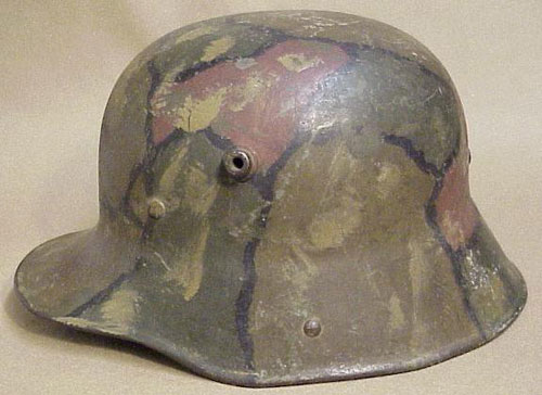 German WW I M16 Camouflage Helmet