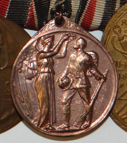 WW I & II Army Four Place Medal Bar