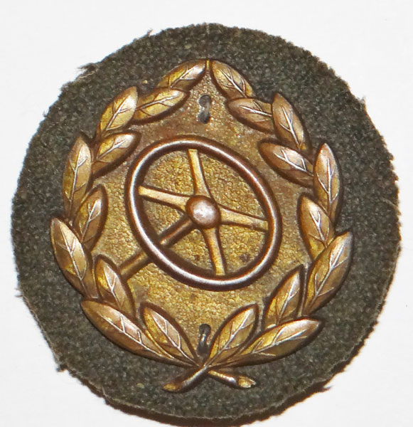 Army/WSS Bronze Driver Badge of Merit